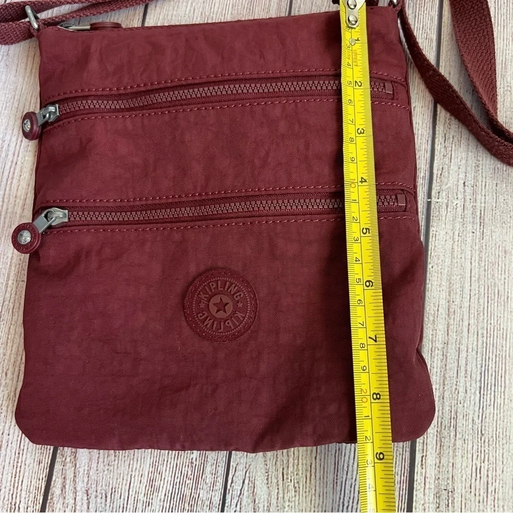Kipling Burgandy Crossbody Bag Purse
